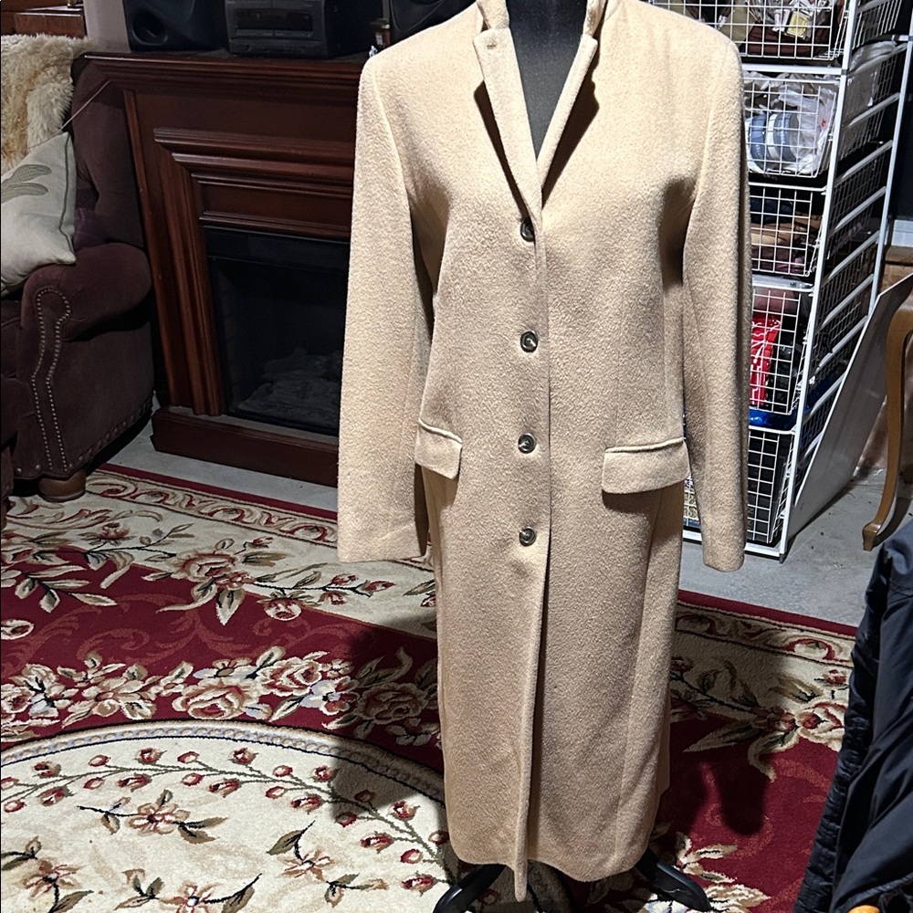 Camel Hair full length Coat,  Lauren Ralph Lauren